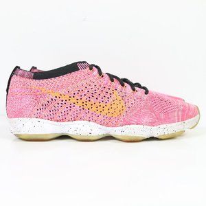 Nike Flyknit Zoom Fit Pink Running Shoes